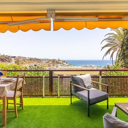 Increible Terraza Con Vistas Al Mar En San Agustin Apartment Luaran gambar