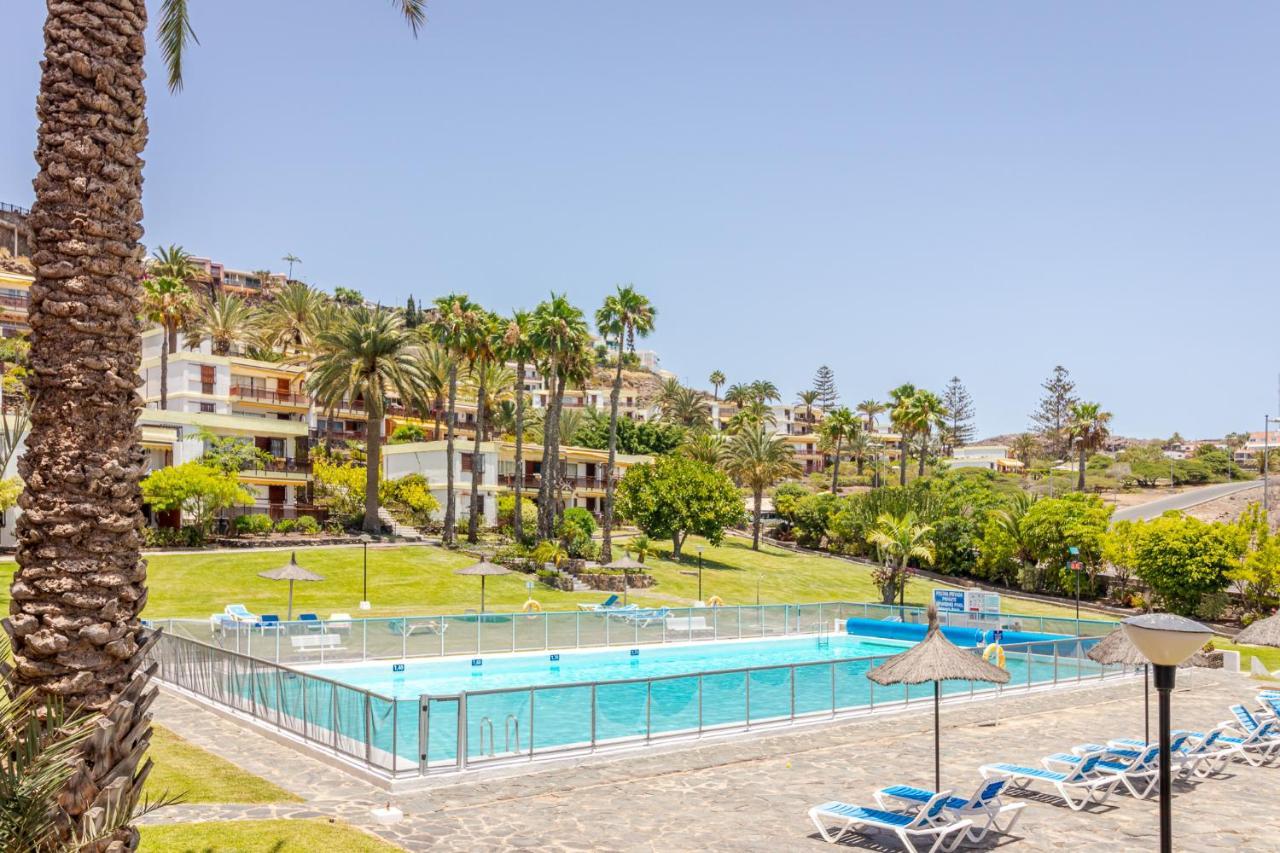 Increible Terraza Con Vistas Al Mar En San Agustin Apartment Luaran gambar