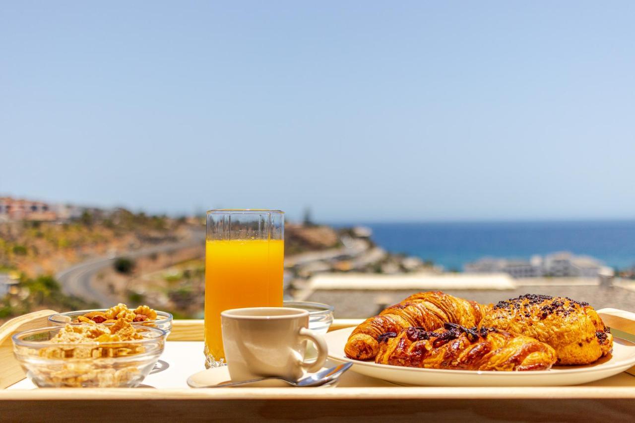 Increible Terraza Con Vistas Al Mar En San Agustin Apartment Luaran gambar